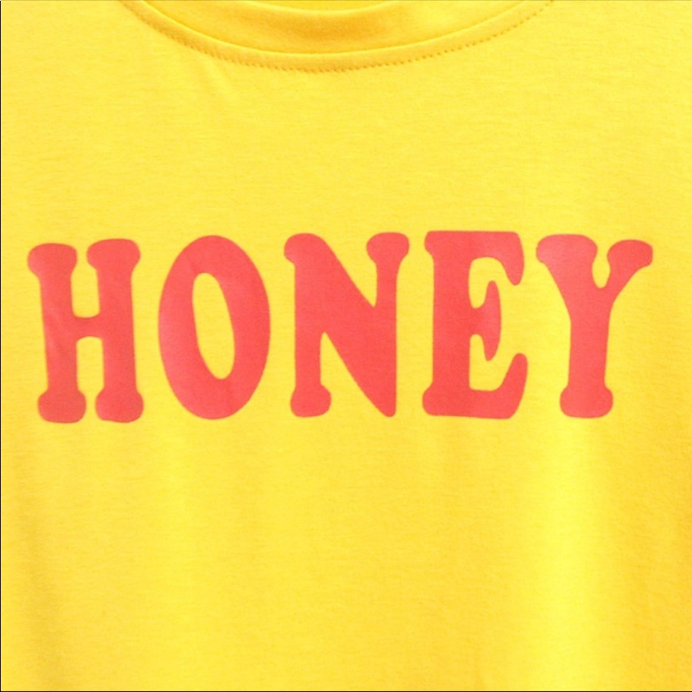 HONEY YELLOW, medium crop top in packaging - Picture 4 of 7